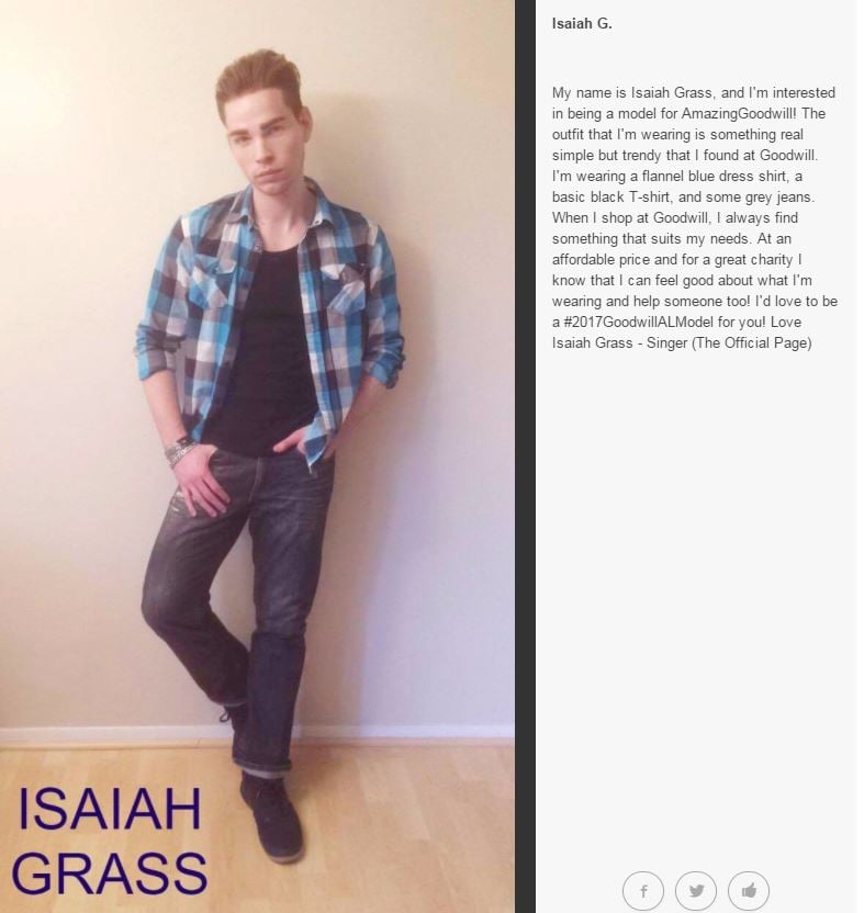 Isaiah-Goodwill Amazing Looks Model Contest Winner