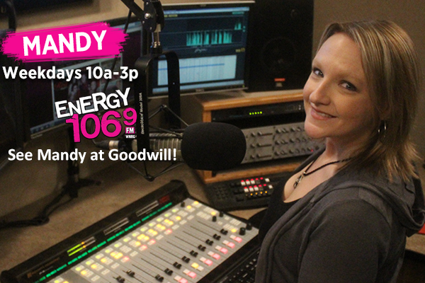 Join Energy 106.9's Mandy at the Goodwill Store and Donation Center in Franklin!