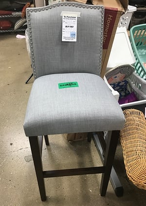 Chair found at Goodwill