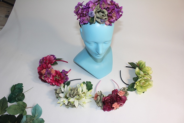 floral head pieces