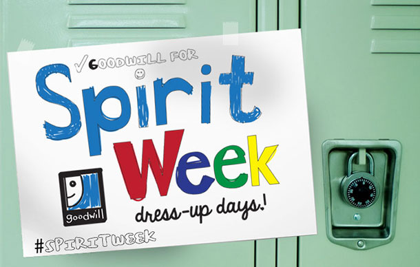 Get Spirit Week Gear at Goodwill!