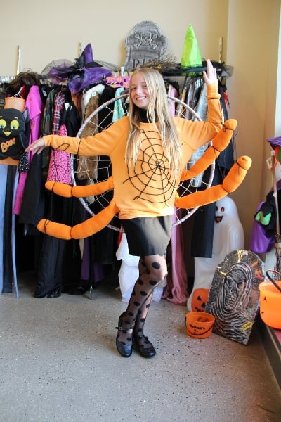 Spiderweb Costume - full view.