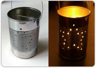 Tin can lantern