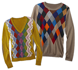 argyle sweaters.fw