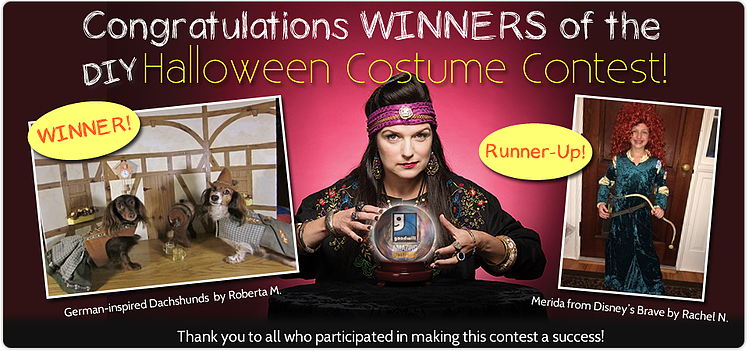 DIY Halloween Costume Contest Winners