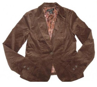 brown cord jacket
