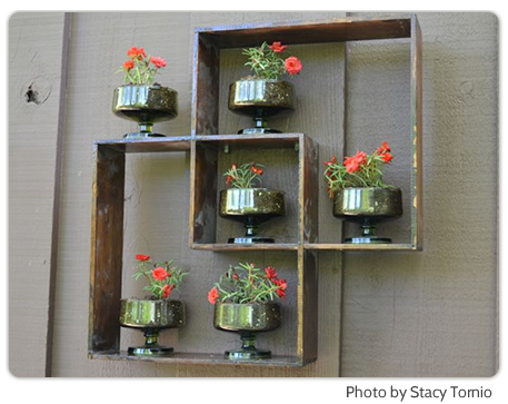 DIY Flower Shelf