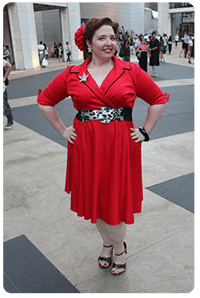summer style - retro red
