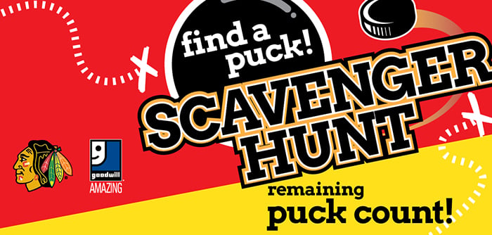 Blackhawks Find a Puck Scavenger Hunt