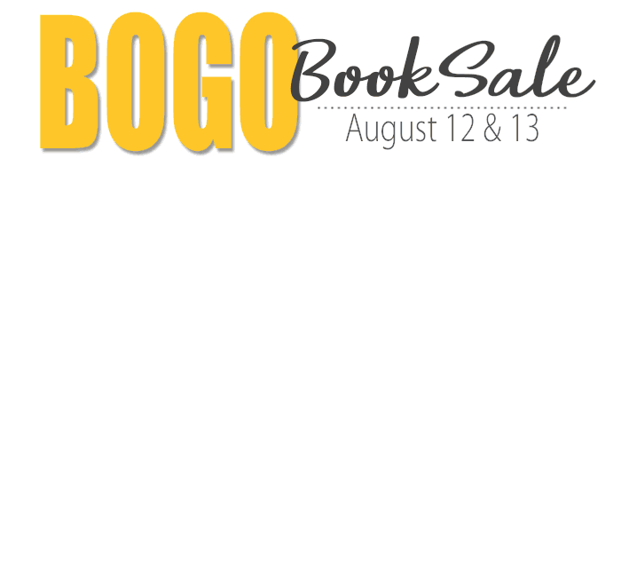 BOGO Book Sale - August 12 and 13 at Goodwill