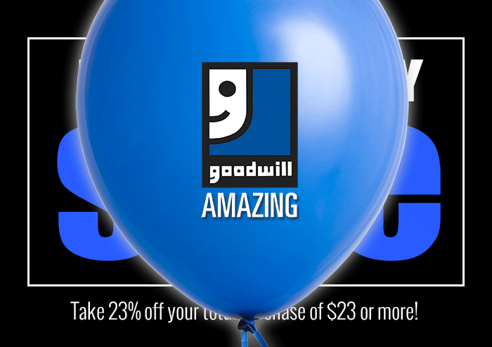 Shop Goodwill on Black Friday!