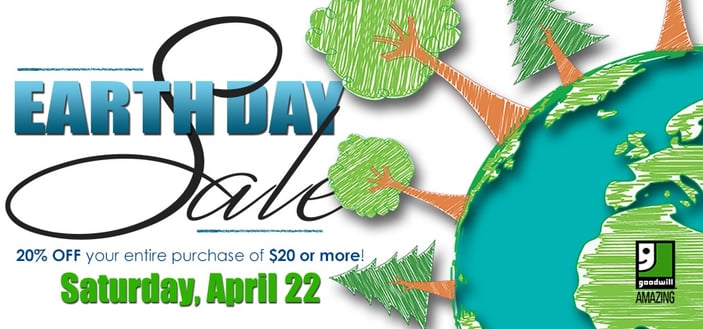 Goodwill Earth Day Sale