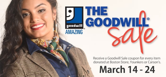 Donate & Save During the Goodwill Sale