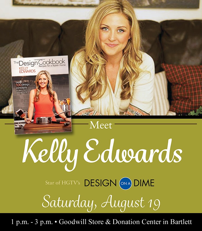 Meet Design On a Dime Star, Kelly Edwards at Goodwill in Bartlett