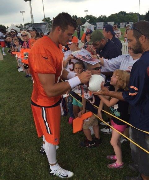 Mitch Trubisky at Bears Training Camp