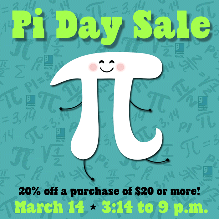 Pi Day Flash Sale - March 14th