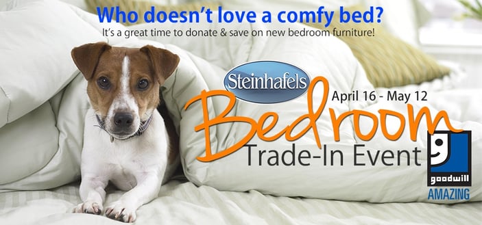 Goodwill and Steinhafels Bedroom Trade-In Event