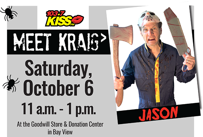 Meet Kraig of KISS FM at Goodwill in Bay View