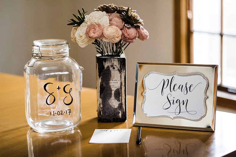 DIY Wedding Guest Book Alternative – Advice Jar