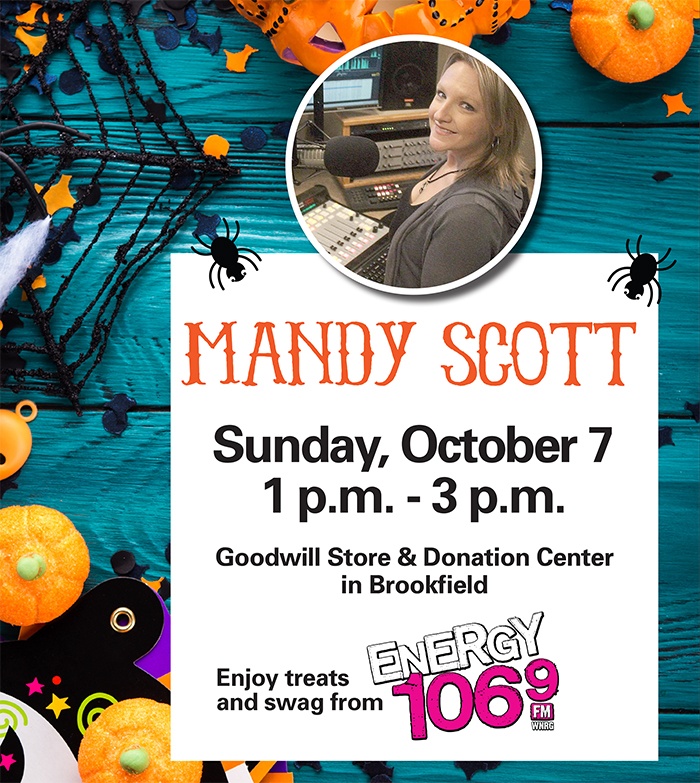 Join Mandy Scott for Halloween Fun at Goodwill