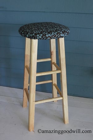 Covered bar stool