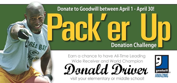 Goodwill's Pack'er Up Donation Challenge