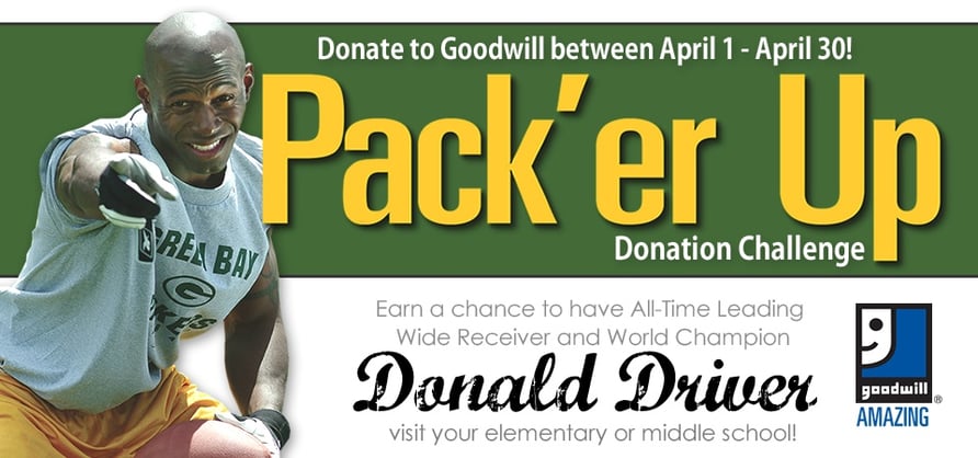 Goodwill's Pack'er Up Donation Challenge 2017