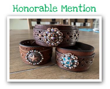 Upcycling Contest Honorable Mention - Belt Bracelets