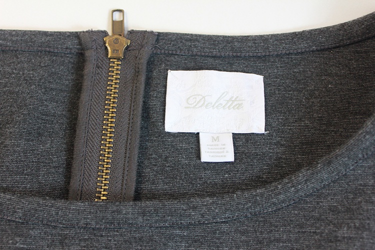 Gray knit Deletta dress - $5.99 at Goodwill