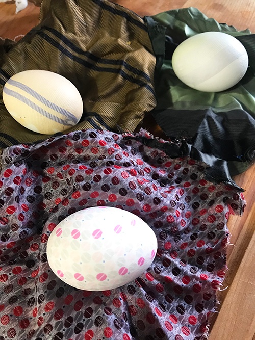 Easter Fun – Silk Tie Egg Dyeing