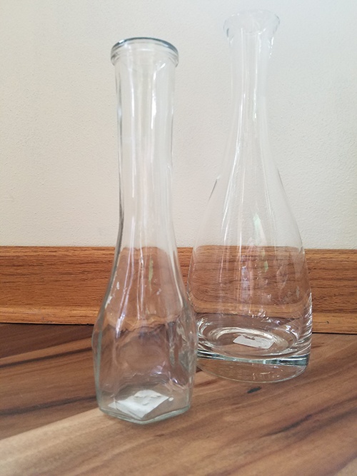 DIY Patriotic Glass Vases