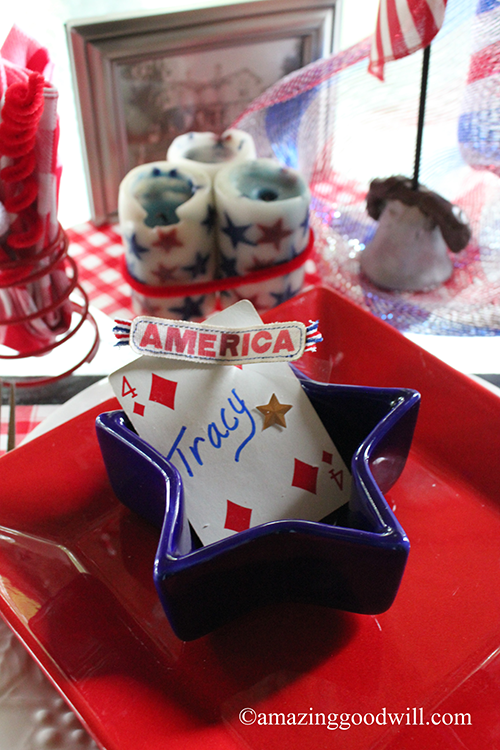 Fourth of July Place Setting