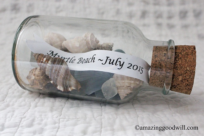 seashells in a bottle