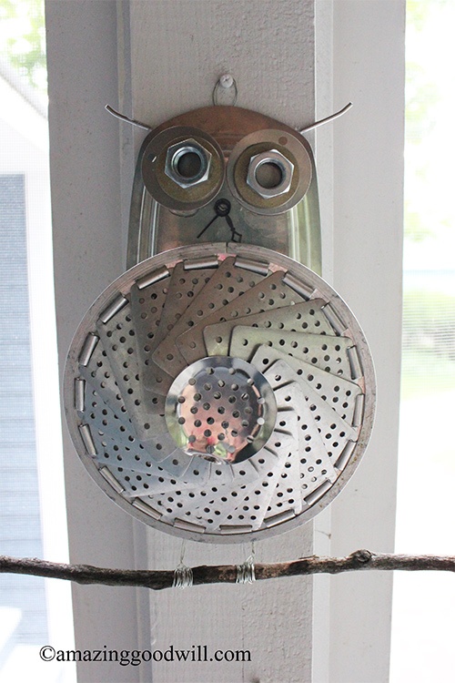 DIY metal owl