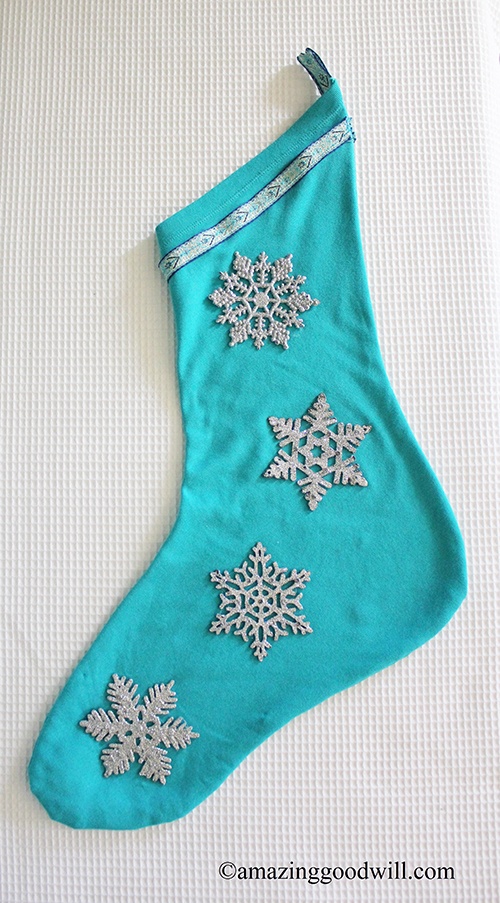 Turquoise Christmas Stockings